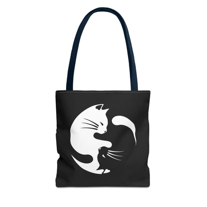 Yin Yang Kitties Tote Bag