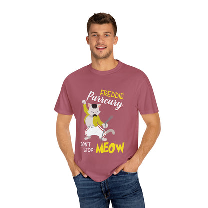 Freddie Purrcury Don’t Stop Meow T-Shirt
