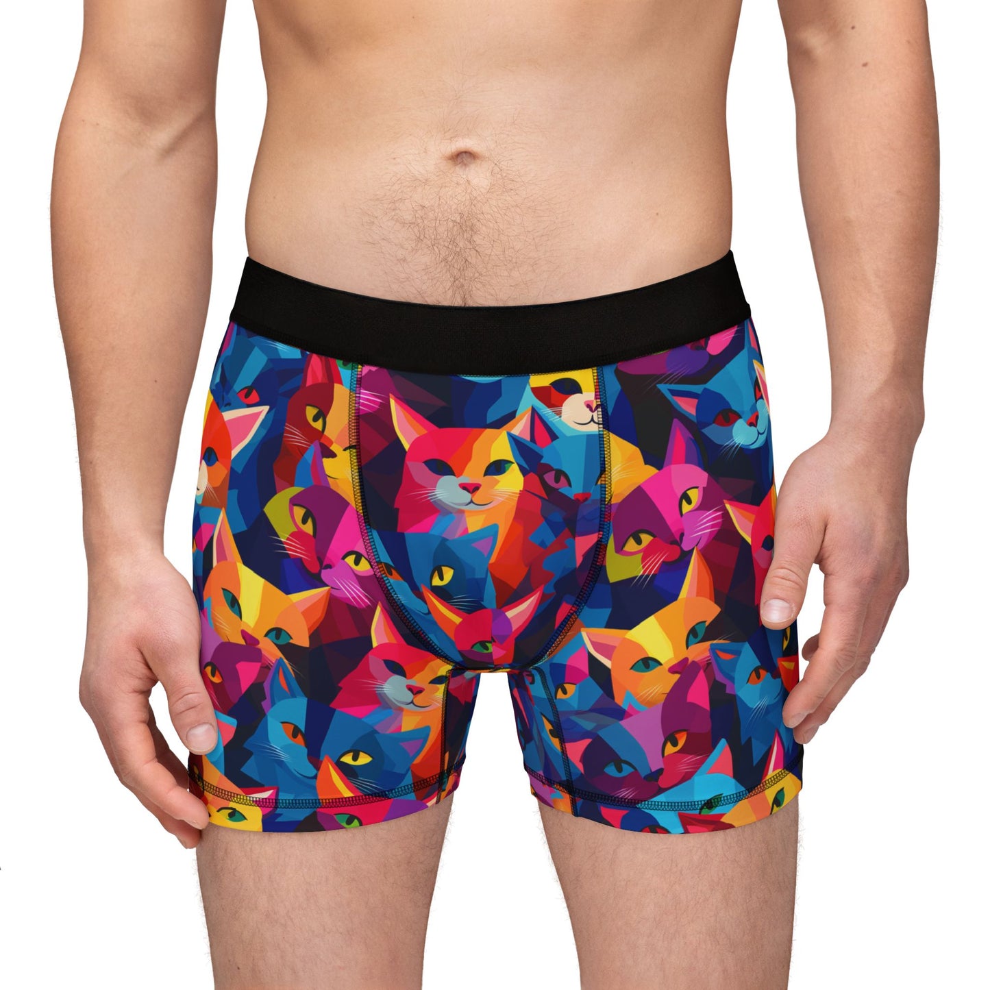 Prismatic Paws Men's Boxers