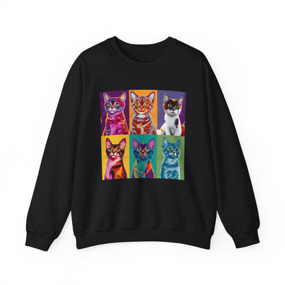 Catty Warhol Crewneck Sweatshirt