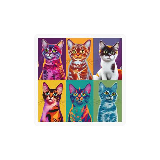 Catty Warhol Vinyl Decal