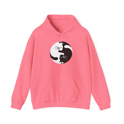 Yin Yang Kitties Hoodie Sweatshirt