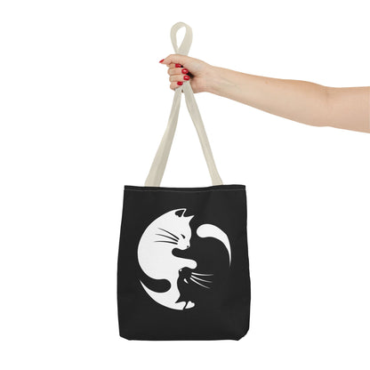 Yin Yang Kitties Tote Bag