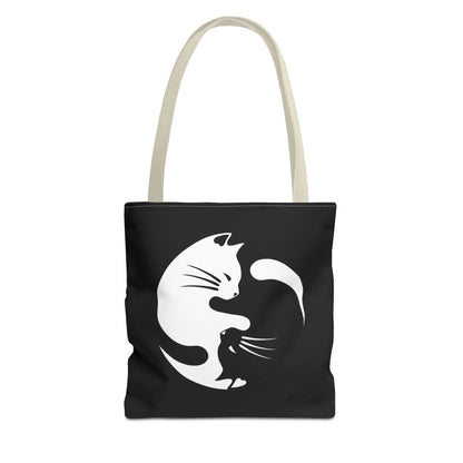 Yin Yang Kitties Tote Bag