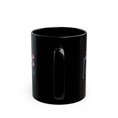 Cat Mama Black Coffee Mug