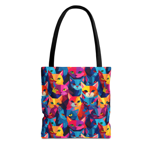 Prismatic Paws Tote Bag
