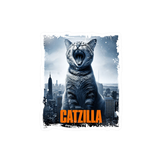 Catzilla Movie Vinyl Decal
