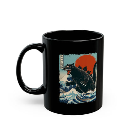 Catzilla Japanese Art Coffee Mug