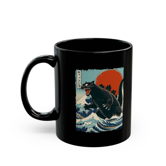 Catzilla Japanese Art Coffee Mug