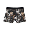 Cozy Kitten Crowd Men's Boxers