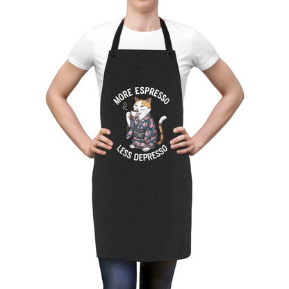 More Espresso Less Depresso Apron