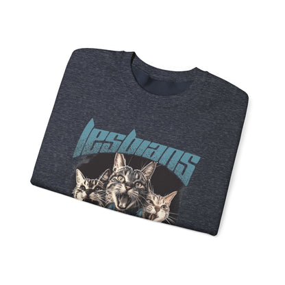Lesbians Eat What?? Crewneck Sweatshirt